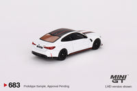 Mini GT 1/64 BMW M4 CSL Alpine White