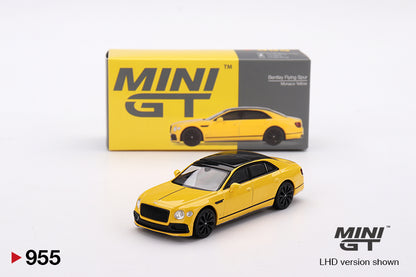 Mini GT 1/64 Bentley Flying Spur Monaco Yellow