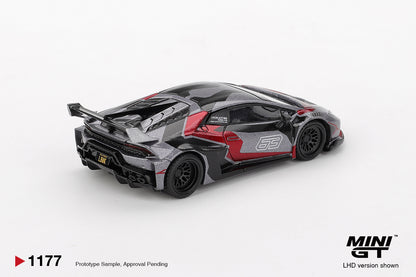 Mini GT 1/64 LB★WORKS Lamborghini Huracán GT RONIN Black - MGT01177