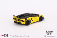 Mini GT 1/64 Lamborghini LB-Silhouette WORKS Aventador GT EVO Yellow