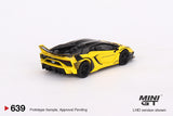 Mini GT 1/64 Lamborghini LB-Silhouette WORKS Aventador GT EVO Yellow