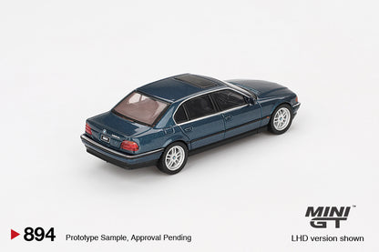 Mini GT 1/64 BMW 750IL Sorrento Blue Metallic - MGT00894