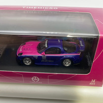 Time Micro 1/64 Mazda RX-7 RE Amemiya Pink
