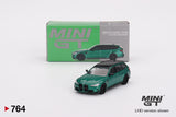 Mini GT 1/64 BMW M3 Competition Touring Isle of Man Green Metallic