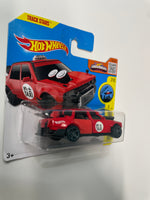 Hot Wheels 1/64 Time Attaxi Short Card Red