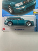 Hot Wheels 1/64 ‘94 Audi Avant RS2 B Green - Damaged Card