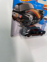 Hot Wheels 1/64 Porsche 356A Outlaw Short Card Black