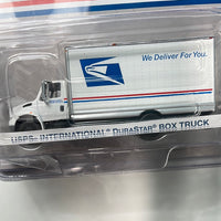 1/64 Greenlight HD Trucks United States Postal Service USPS International Durastar Box Truck White