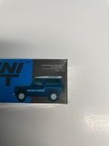 Mini GT 1/64 Mini GT Land Rover Defender 90 County Wagon Stratos Blue - Damaged Box