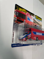 Hot Wheels 1/64 Car Culture Team Transport Euro Hauler w/ ‘94 Nissan 300 ZX GTS