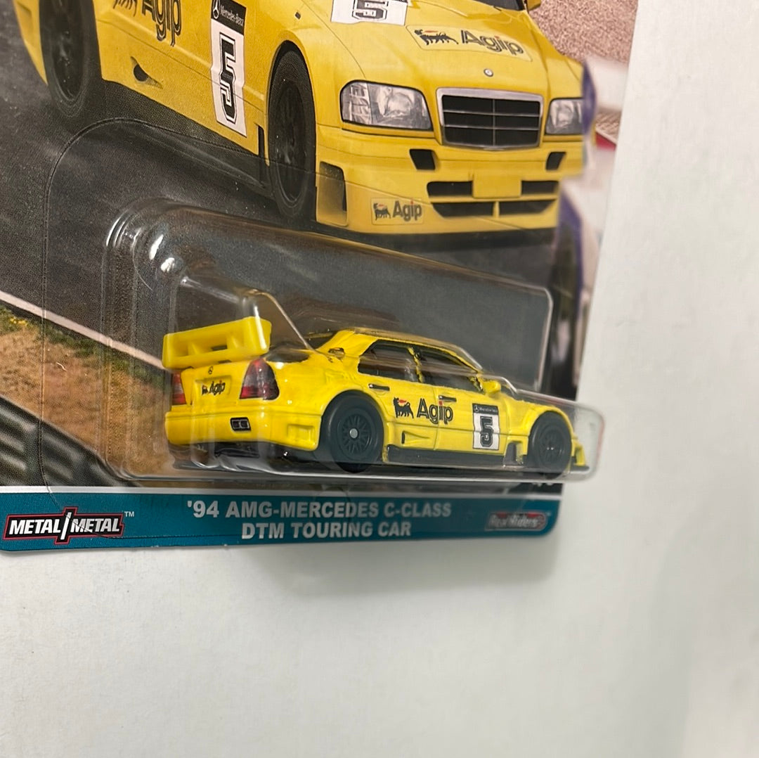 Hot Wheels 1/64 Car Culture Race Day ‘94 AMG- Mercedes C-Class DTM Touring Car Yellow