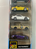 Hot Wheels 1/64 5 Pack Nightburnerz