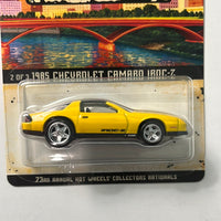 Hot Wheels 1/64 2023 Columbus Convention 1985 Chevrolet Camaro Iroc-Z Yellow #4057 (Read Description)