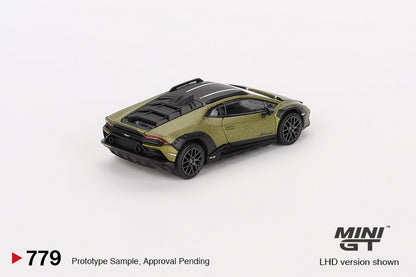 Mini GT 1/64 Lamborghini Huracán Sterrato Verde Gea Matt Green