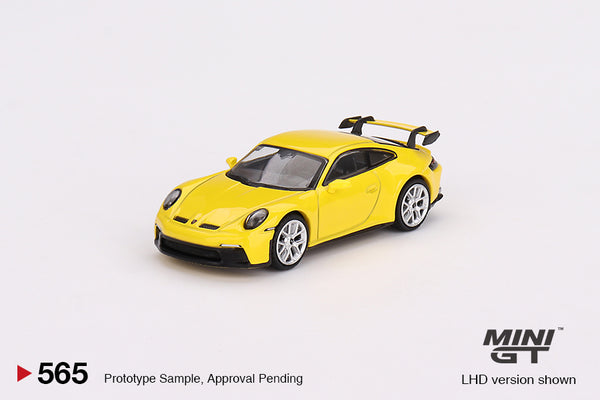 Mini GT 1/64  Porsche 911 (992) GT3 Racing Yellow