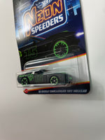 Hot Wheels 1/64 Neon Speeders ‘15 Dodge Challenger SRT Hellcat Black & Green