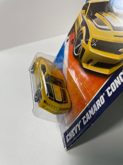 Hot Wheels 1/64 Chevy Camaro Concept Yellow - Damaged Box