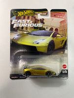 Hot Wheels 1/64 Fast & Furious Mix M Lamborghini Gallardo LP 570-4 Superleggera Gold