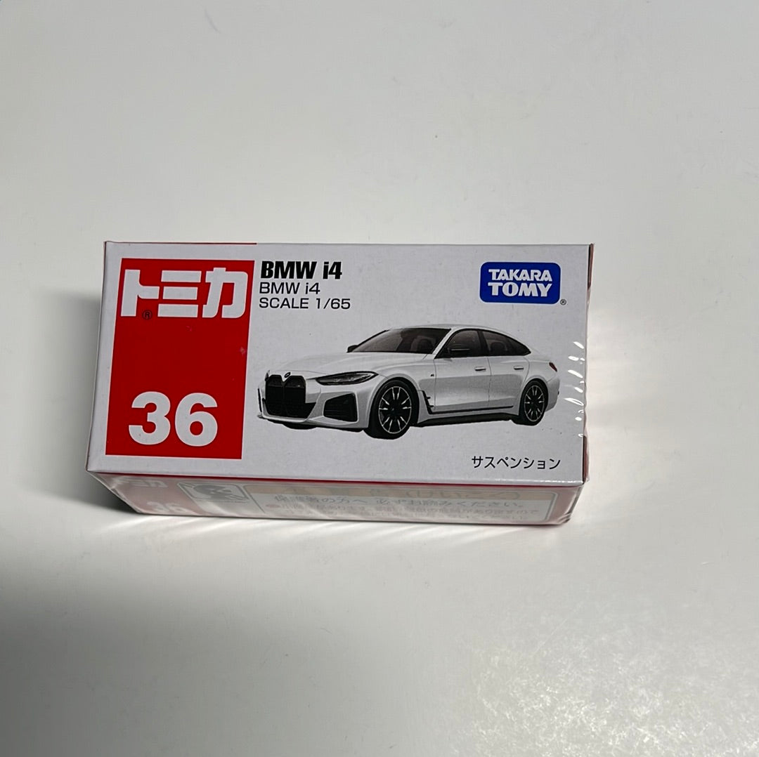Tomica 1/65 n36 BMW i4 White