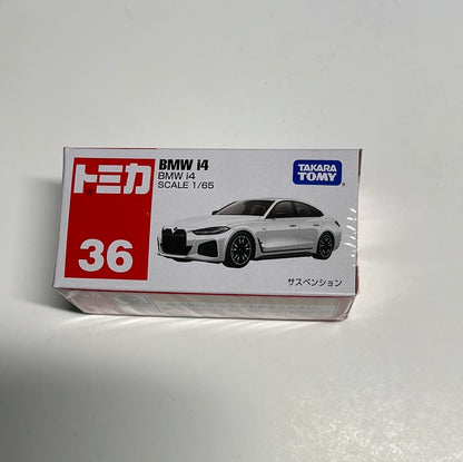 Tomica 1/65 n36 BMW i4 White