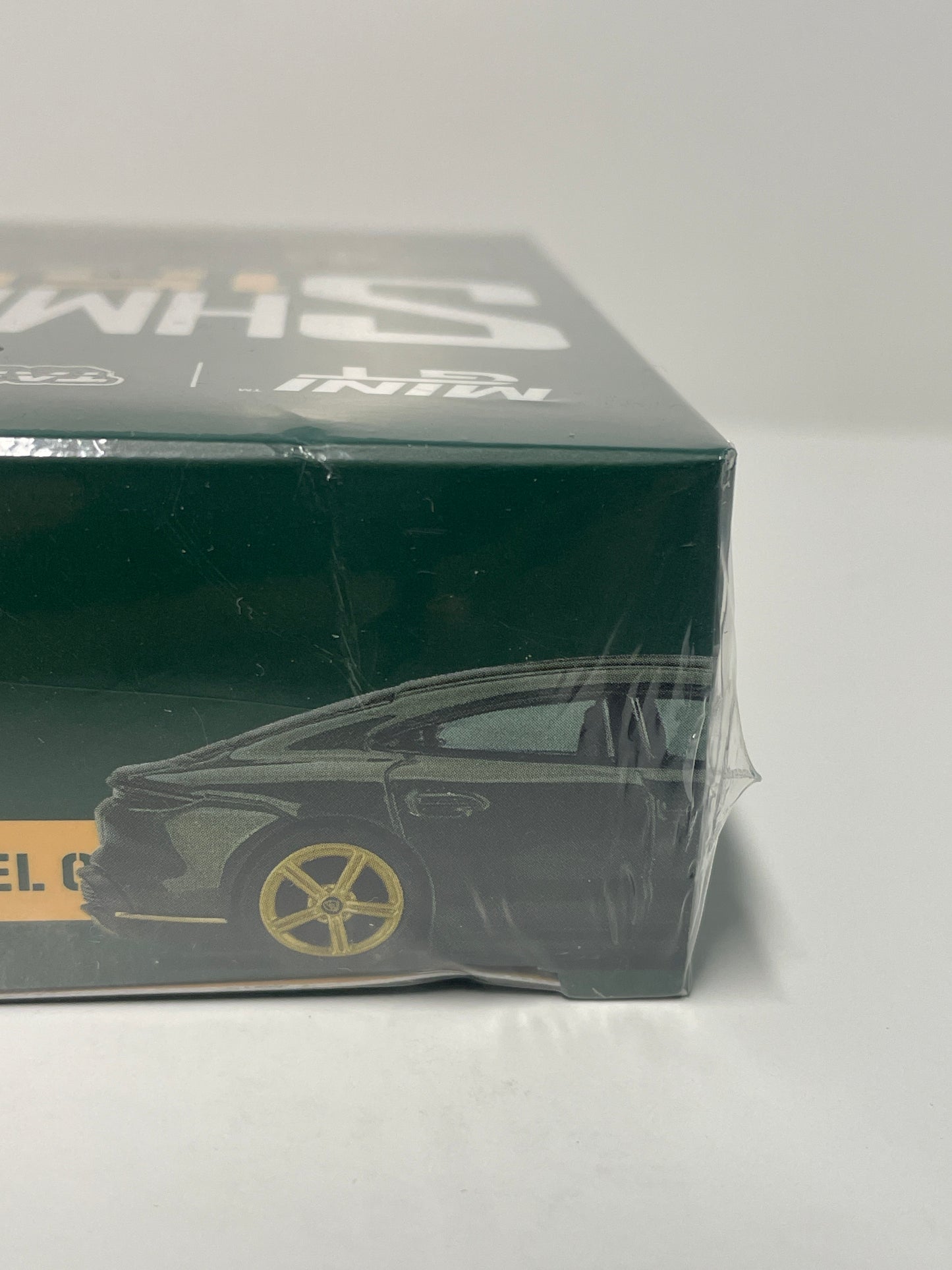Mini GT X Tarmac Works 1/64 Porsche Taycan Turbo S Midnight Green SHMEE150 - COLLAB64 - MGT00274-R - Damaged Box