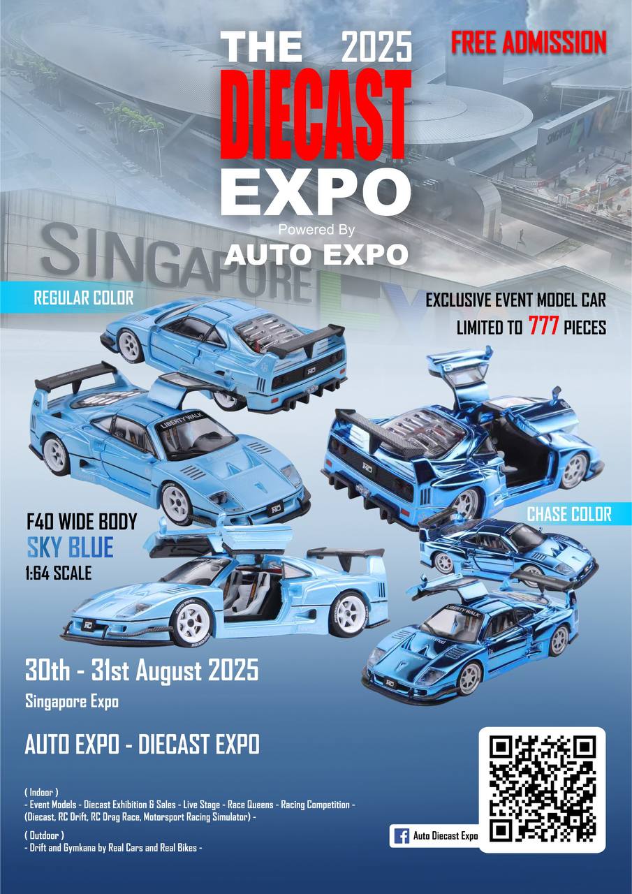 Demon King Auto 1/64 2025 Auto Expo Singapore Ferrari F40 LBWK