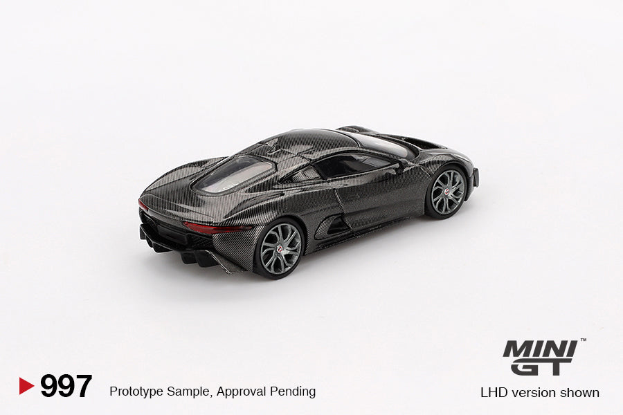Mini GT 1/64 Jaguar C-X75 Test Car Black