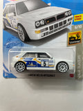 Hot Wheels 1/64 Lancia Delta Integrale Michelin White - Damaged Card