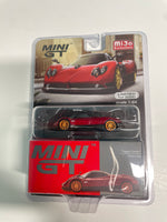 Mini GT 1/64 Mijo Exclusives Pagani Zonda F Rosso Dubai Red