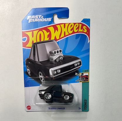 Hot Wheels 1/64 ‘70 Dodge Charger Fast n Furious Black