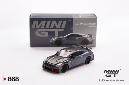 Mini GT 1/64 Nissan GT-R Nismo (R35) 2024 Stealth Gray - MGT00868