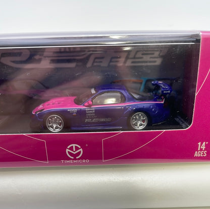 Time Micro 1/64 Mazda RX-7 RE Amemiya Pink