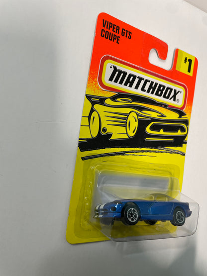 Matchbox 1/64 Dodge Viper GTS Coupe Blue