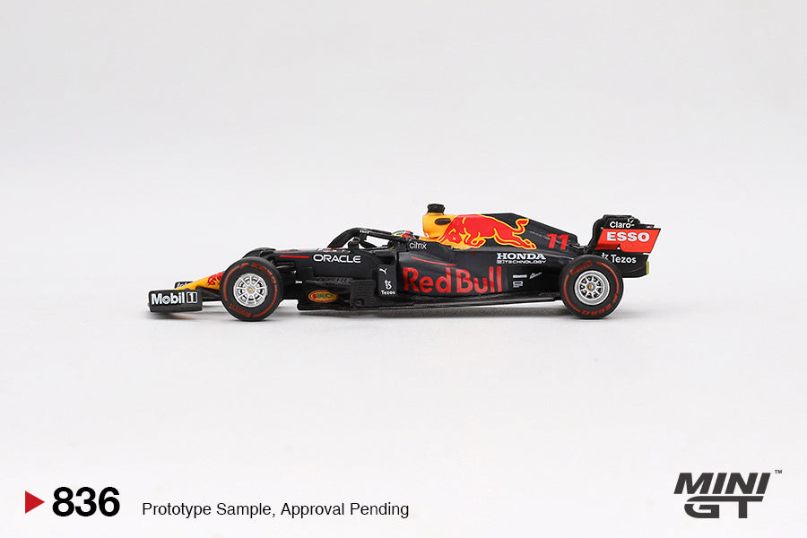 Mini GT 1/64 Red Bull RB16B #11 2021 Azerbaijan Grand Prix Winner Sergio Pérez Black