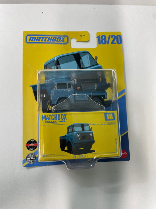 Matchbox Collectors 1/64 1961 Jeep FC Blue