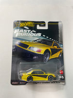 Hot Wheels 1/64 Fast & Furious Mix M Toyota Chaser JZX 100 Yellow - Damaged Box