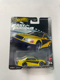 Hot Wheels 1/64 Fast & Furious Mix M Toyota Chaser JZX 100 Yellow - Damaged Box