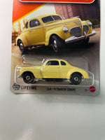 Matchbox 1/64 1941 Plymouth Coupe Yellow