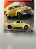 Matchbox 1/64 1941 Plymouth Coupe Yellow