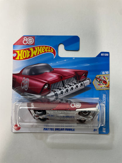Hot Wheels 1/64 Mattel Dream Mobile Short Card Red - Damaged Box
