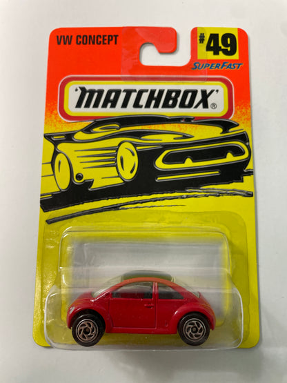 Matchbox 1/64 SuperFast Volkswagen Concept Red