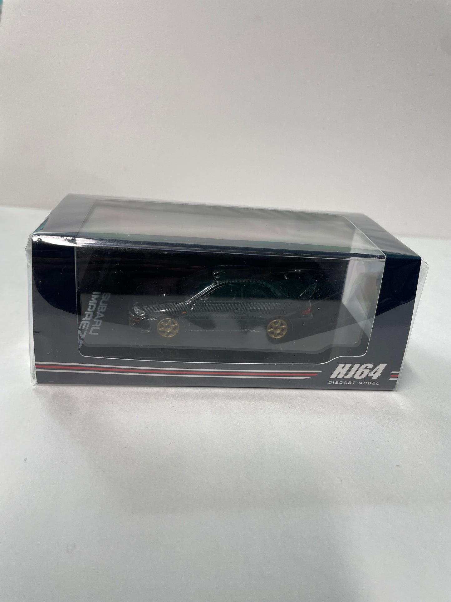 Hobby Japan 1/64 Subaru Impreza 22B STI Version GC8 Rally Base Car Carbon Black