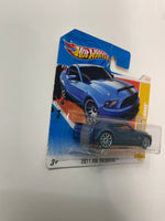 Hot Wheels 1/64 ‘10 Ford Shelby GT-500 Super Snake Short Card Blue - Damaged card