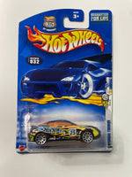 Hot Wheels 1/64 Hyundai Tiburon Black - Damaged Card & Car