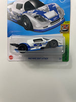 Hot Wheels 1/64 Mad Mike Drift Attack Blue & White