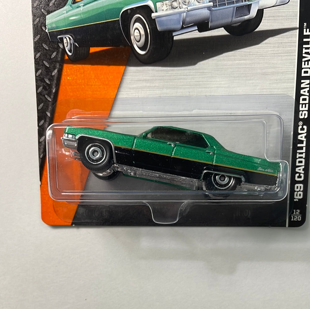 Matchbox 1/64 ‘69 Cadillac Sedan Deville Green – Flipn Diecast