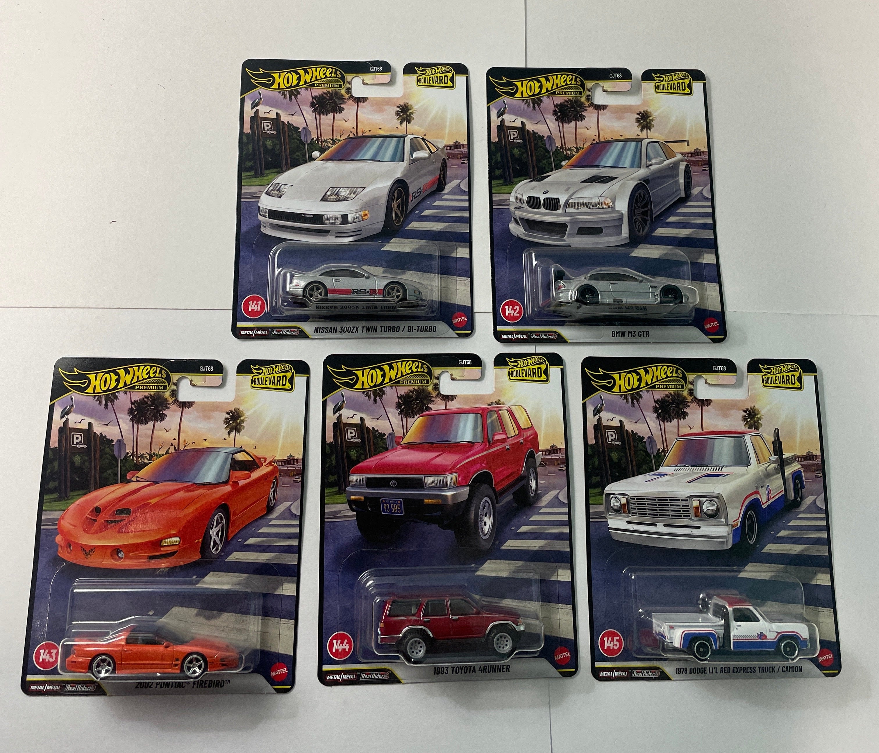 Hot Wheels 1/64 Boulevard Mix F Set Of 5 - GJT68-978F – Flipn Diecast