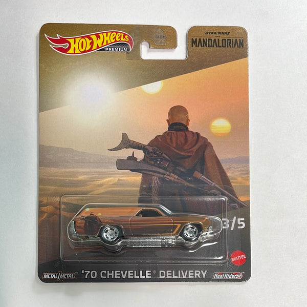 Hot Wheels 1/64 Pop Culture Star Wars The  Mandalorian ‘70 Chevelle Delivery Brown