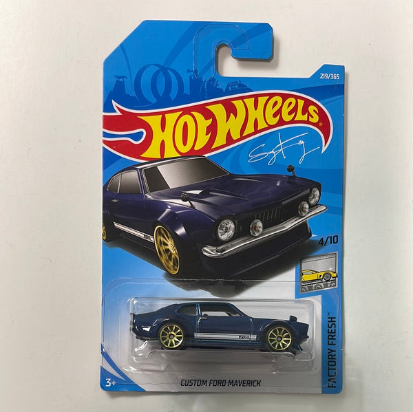 Hot Wheels 1/64 Custom Ford Maverick Blue
