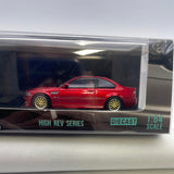 1/64 Stance Hunters BMW E46 M3 Red w/ Gold Wheels